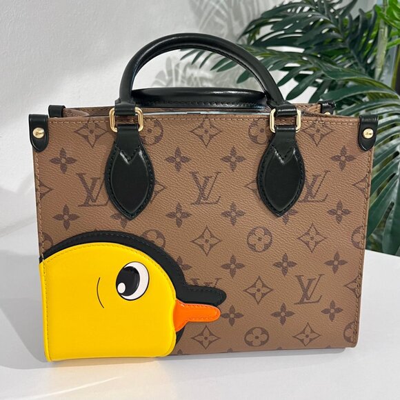 Louis Vuitton Reverse Monogram Mini Duck Tote - Picture 2 of 11